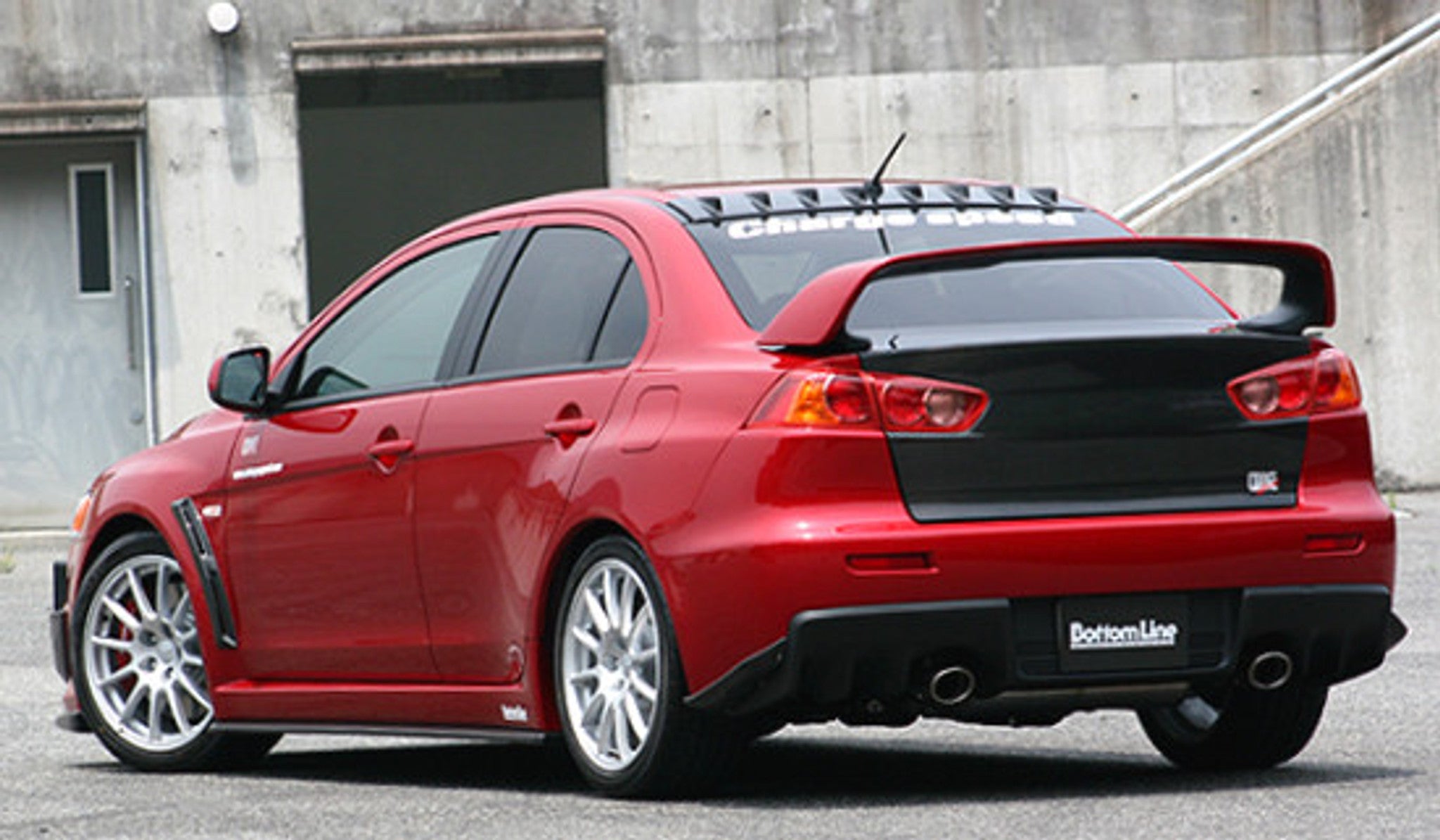 Charge Speed 2011-2017 Mitsubishi Lancer Evo X Bottom Line Type 1 Carbon Full Lip Kit