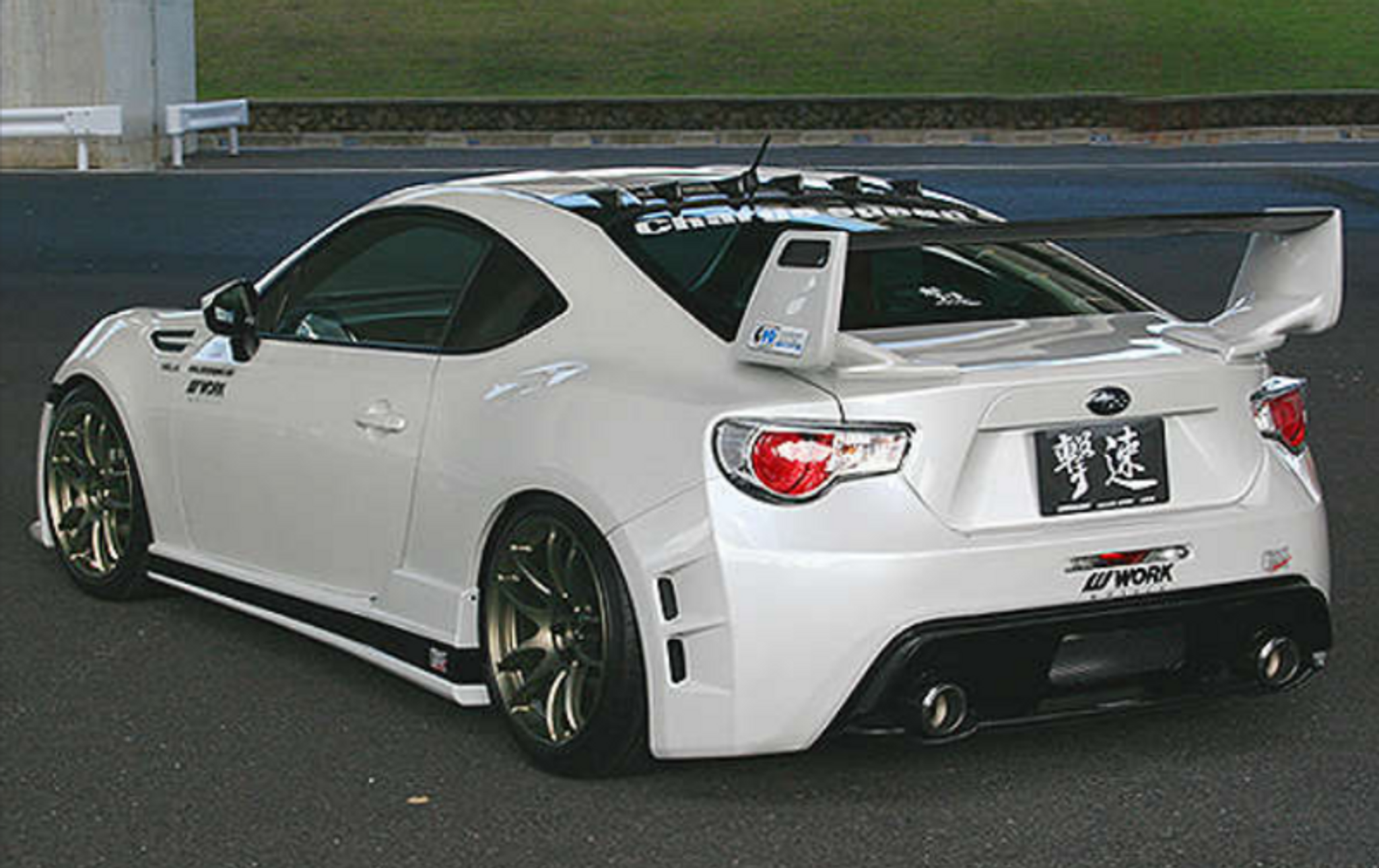 Charge Speed 2013-2020 Subaru BRZ/ Toyota 86/ Scion FRS All Models Type 2 Complete Kit with LED BACKUP LAMP and REAR REFLECTOR on Rear Bumper
