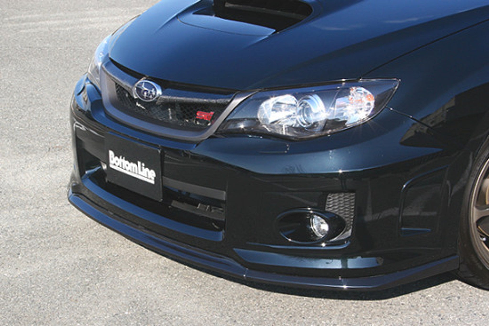 Charge Speed 2011-2014 Subaru WRX STi & Non-STi Hatchback/ 4Doors Sedan Bottom Line Type-1 Front Lip Carbon