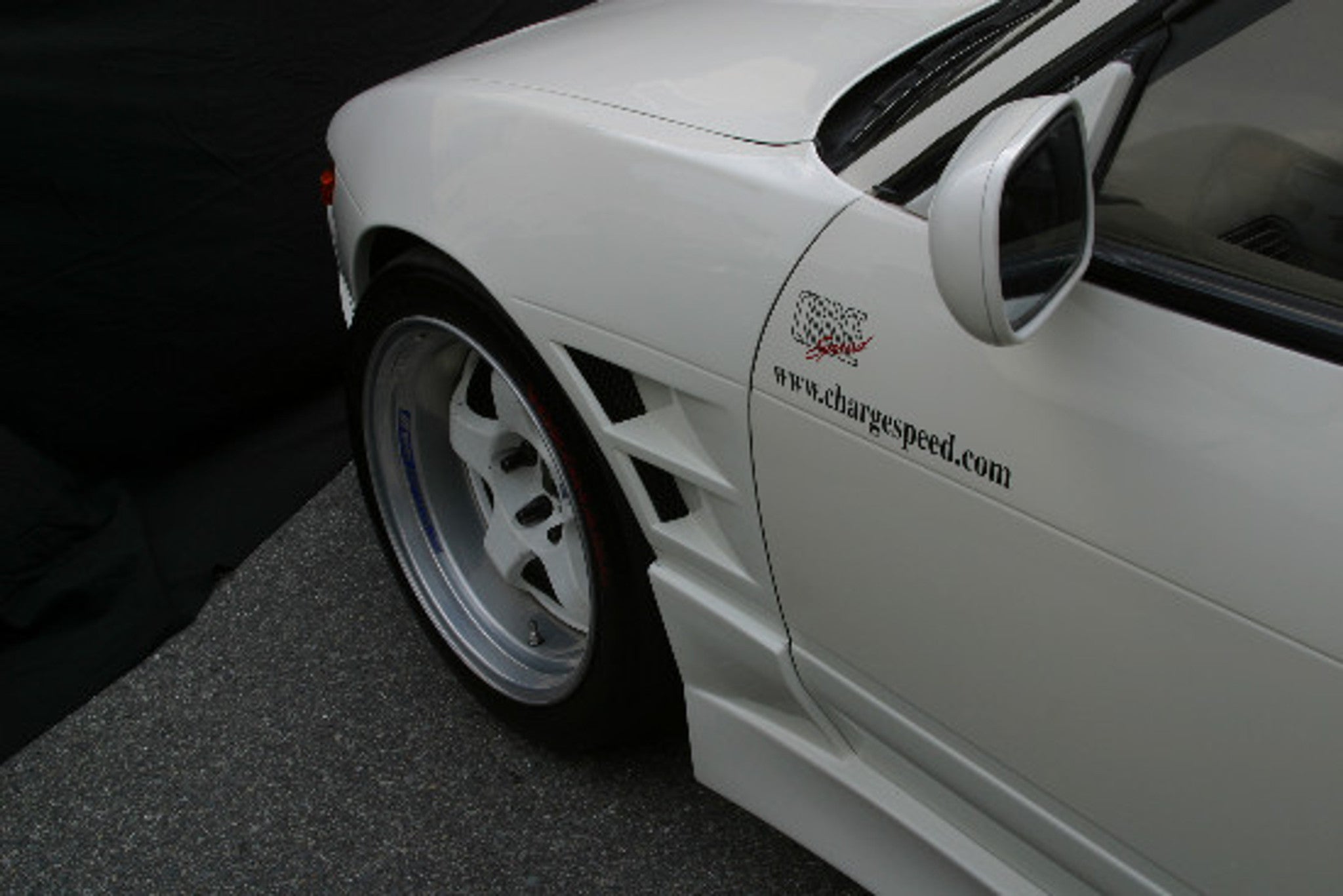 Charge Speed 1989-1994 Nissan 240SX JDM Silvia D-1 Style 20mm Widebody Front Fenders
