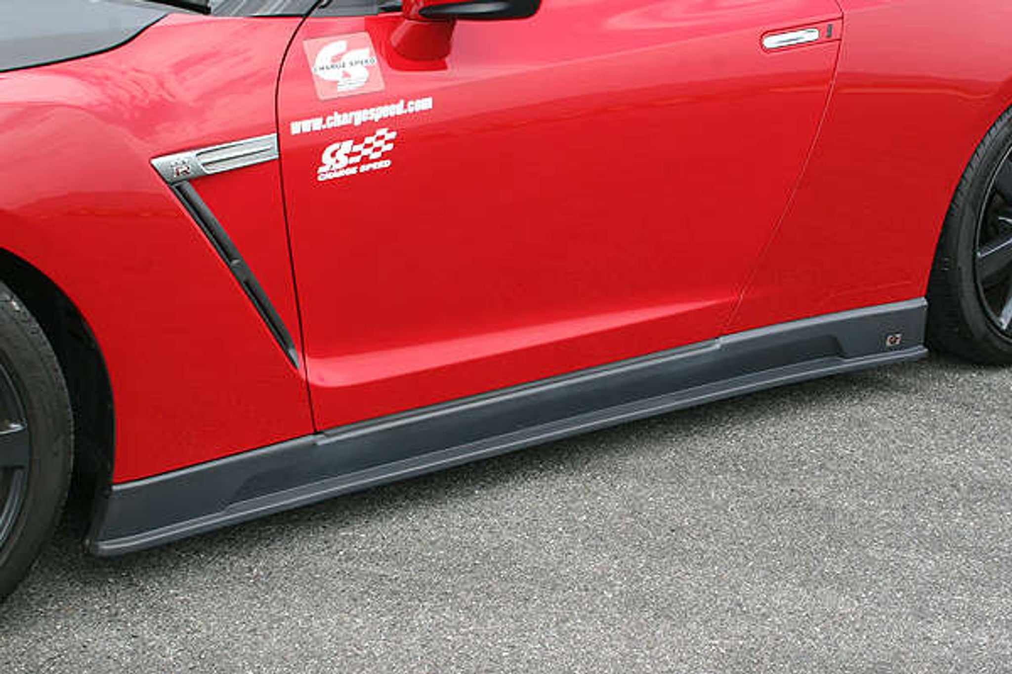 Charge Speed 2007-2024 Nissan All GTR R35 Bottom Line Side Skirts Carbon