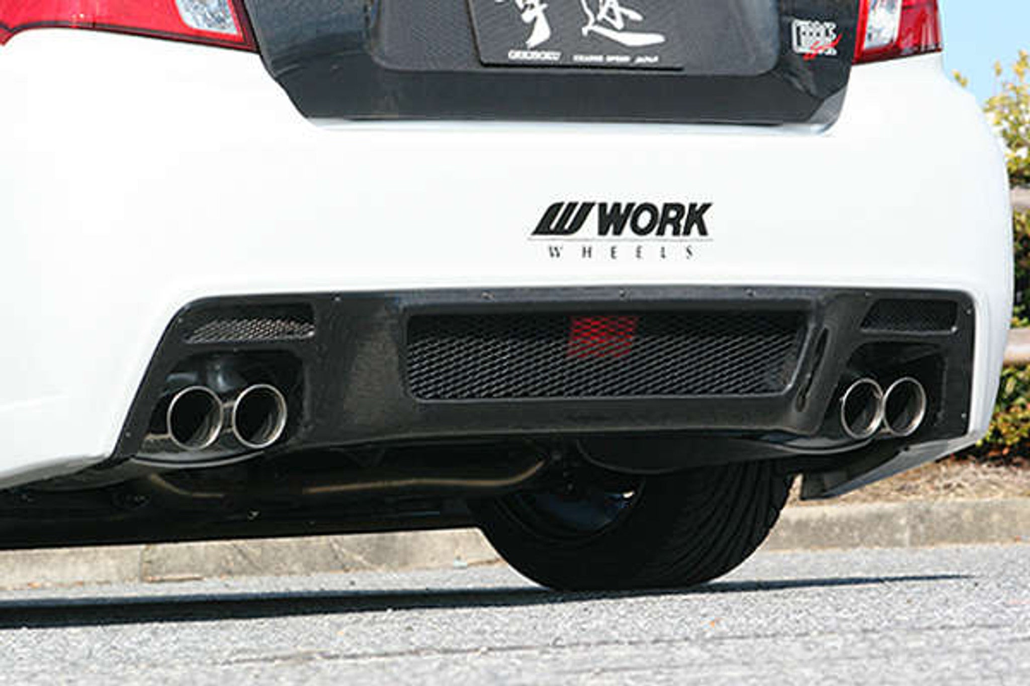 Charge Speed 2011-2014 Subaru WRX STi & Non-STi GV Carbon Under Diffuser Cowl For Charge Speed Rear Bumper