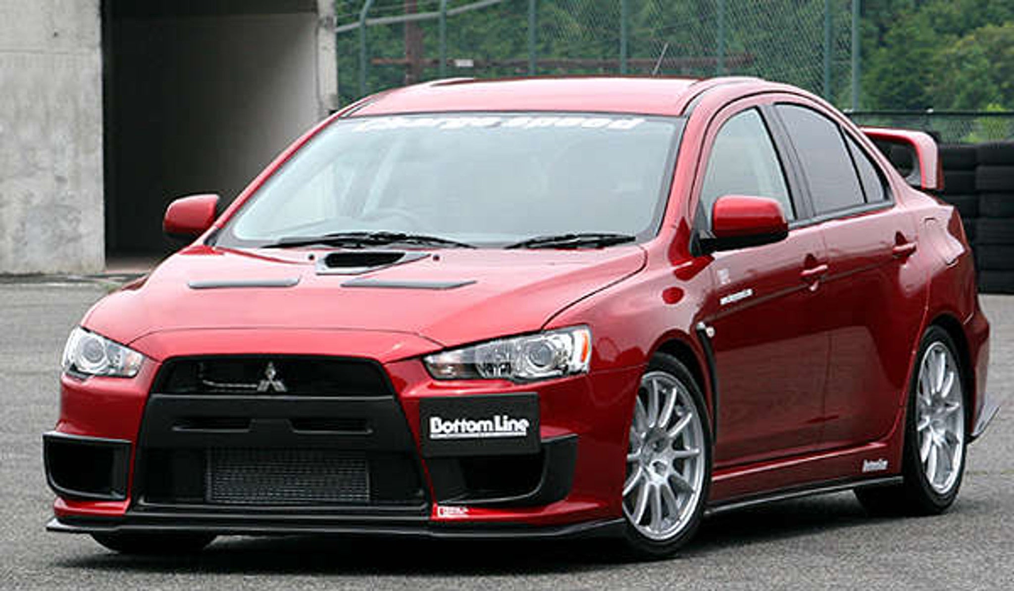Charge Speed 2008-2010 Mitsubishi Lancer Evo X Bottom Line Type-1 Side Skirts FRP