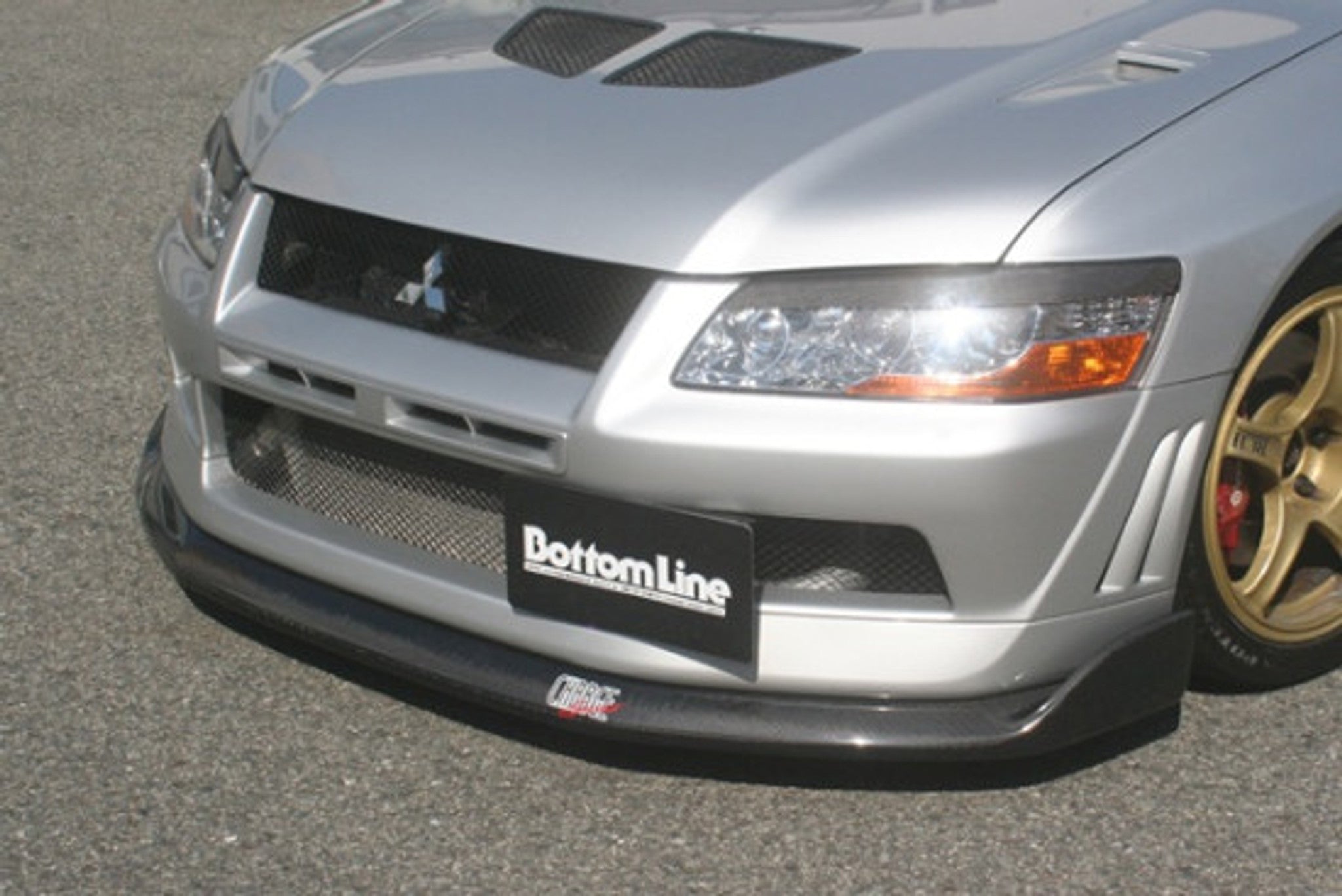 Charge Speed 2002 Mitsubishi Lancer Evo VII Bottom Line Carbon Full Lip Kit