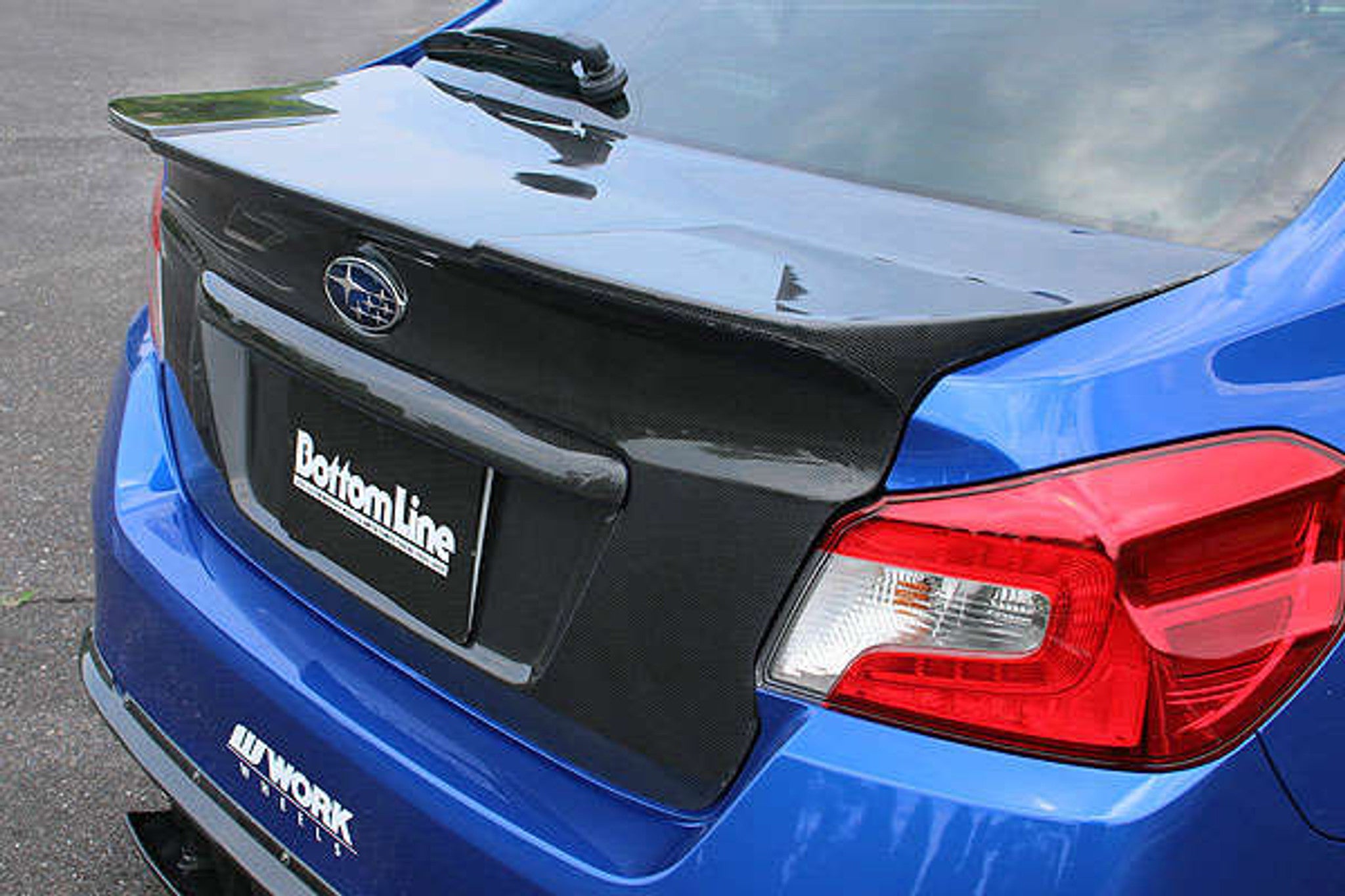 Charge Speed 2015-2021 Subaru WRX STi 4 Doors Sedan VA-B-C FRP Aero Trunk with Integrated Rear Spoiler & Finisher