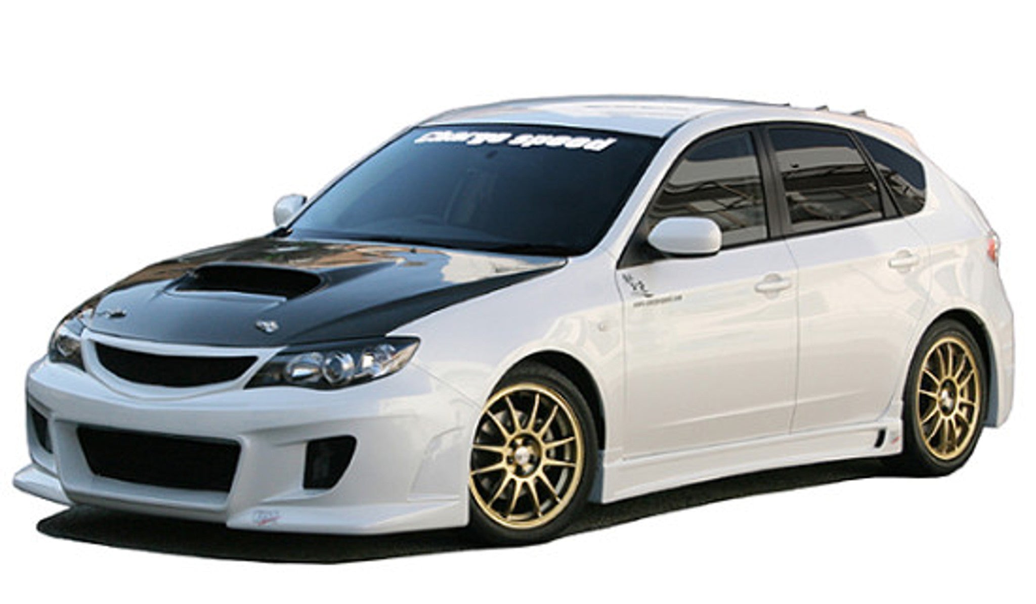 Charge Speed 2008-2011 Subaru All Models Impreza GH Non-STi 4Doors Sedan/ 5Doors HB Type-1 Side Skirts