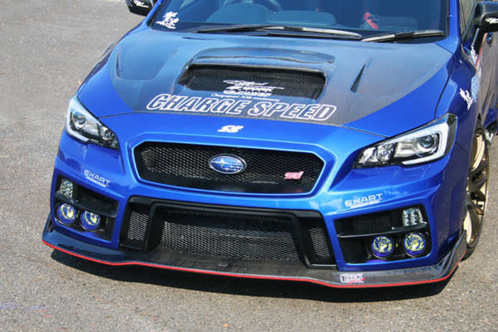 Charge Speed 2015-2021 Subaru WRX/ STi VA S4 Type-1B Front Bumper with CARBON FRONT LIP