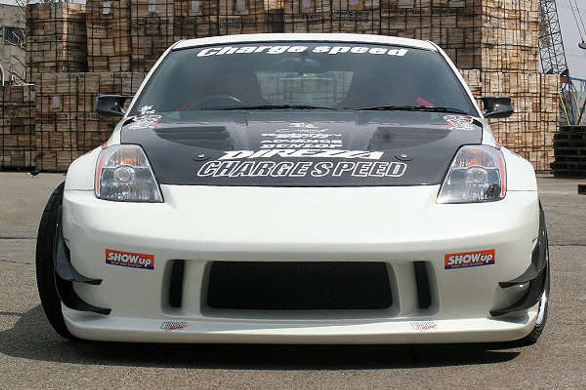 Charge Speed 2003-2008 Nissan 350Z FRP Upper and Lower Canard Kit MADE ONLY FOR THE Charge Speed TYPE1 FRONT BUMPER