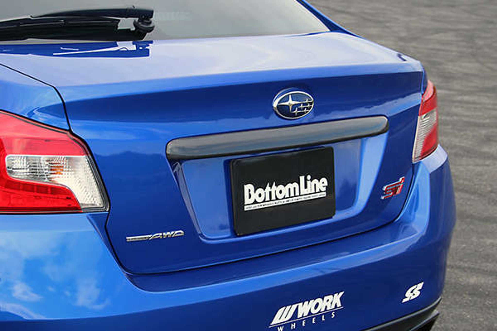 Charge Speed 2015-2021 Subaru WRX STi 4 Doors Sedan VA/ S4 Carbon Rear Trunk Finisher