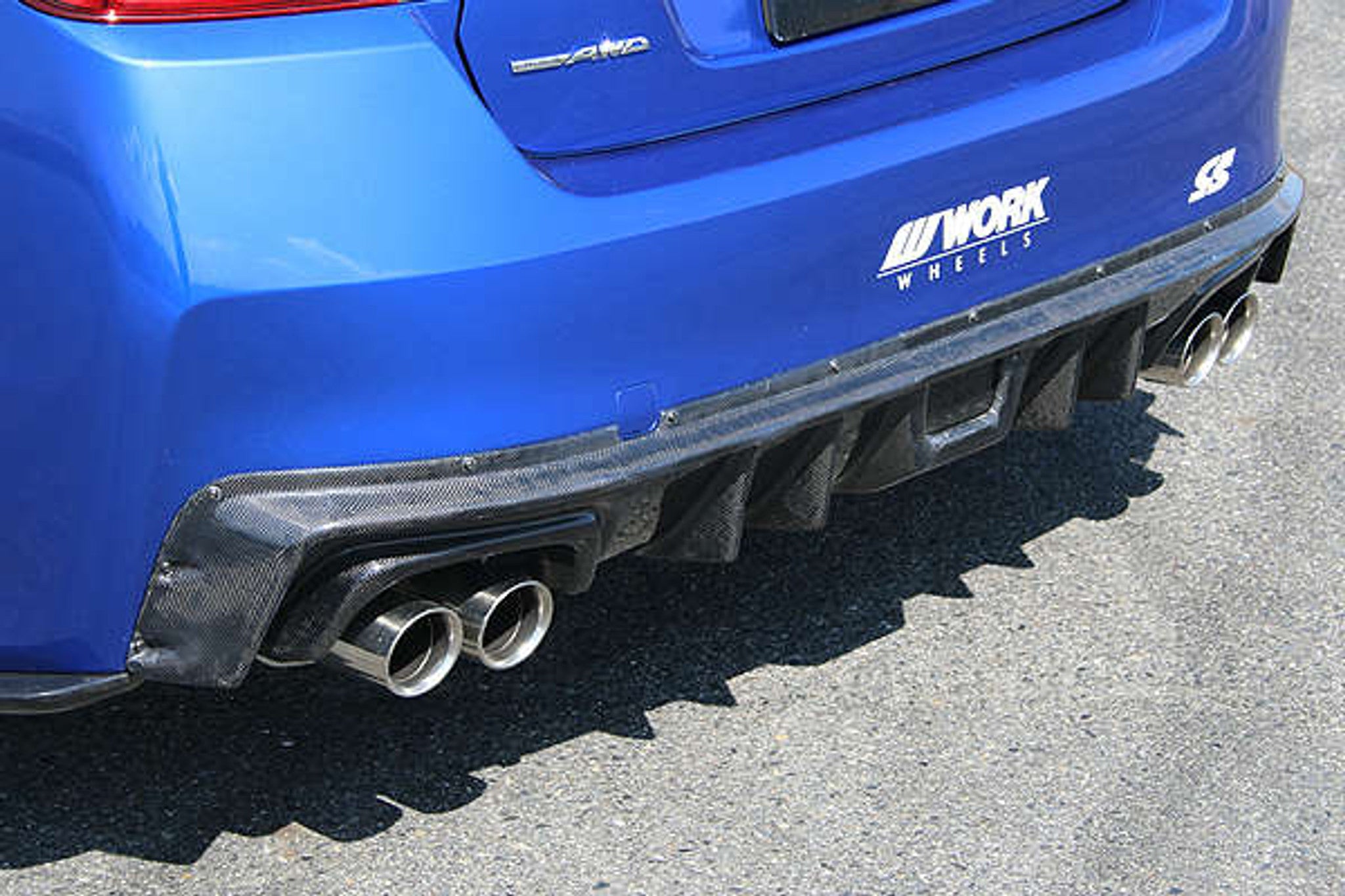 Charge Speed 2015-2021 Subaru WRX STi 4 Doors Sedan VA/ S4Carbon Rear Diffuser Cowl
