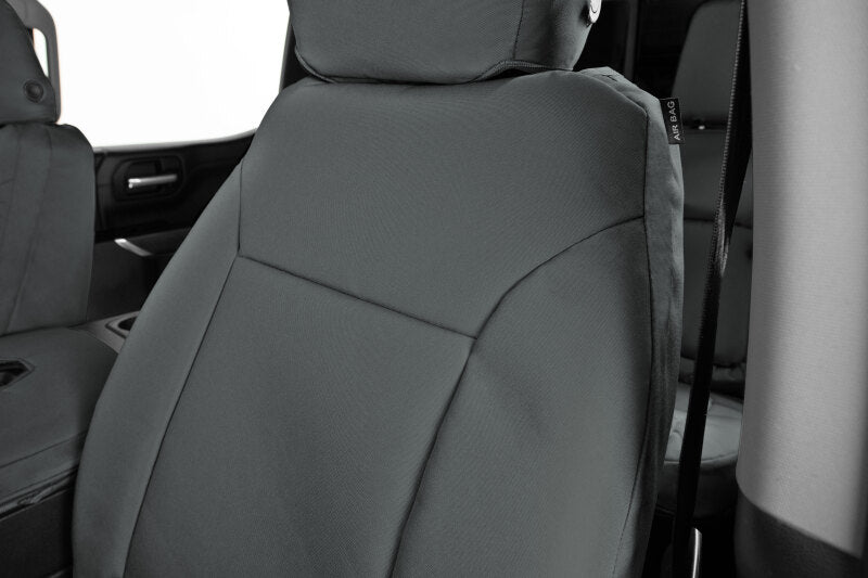 Covercraft 21-24 Ford F150 Endura PrecisionFit Custom Front Row Seat Covers - Charcoal/Charcoal