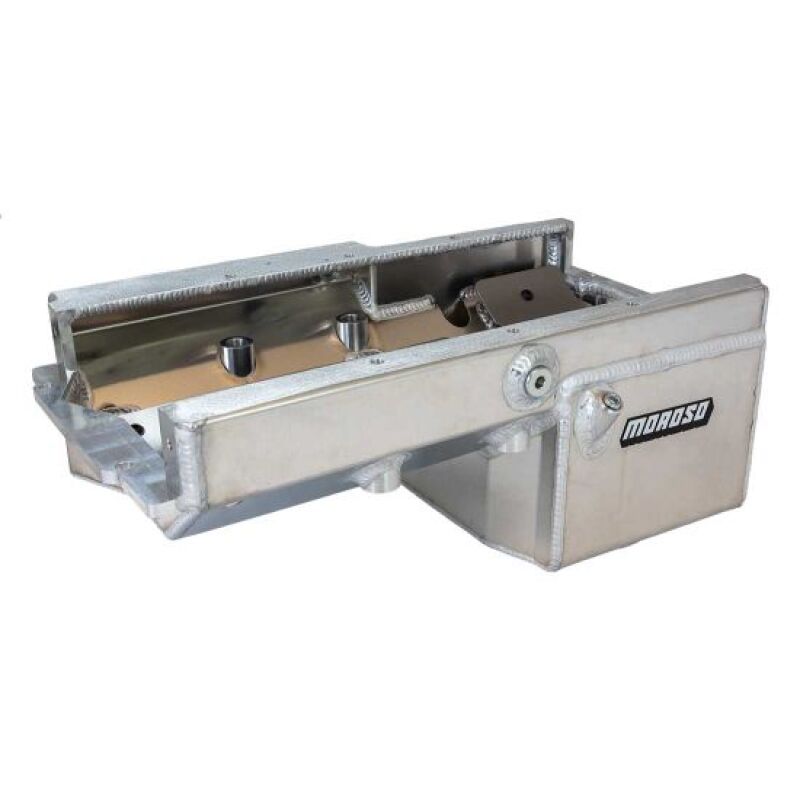 Moroso Dart LS Next (Non-Skirted) Wet Sump Drag Race Aluminum Oil Pan