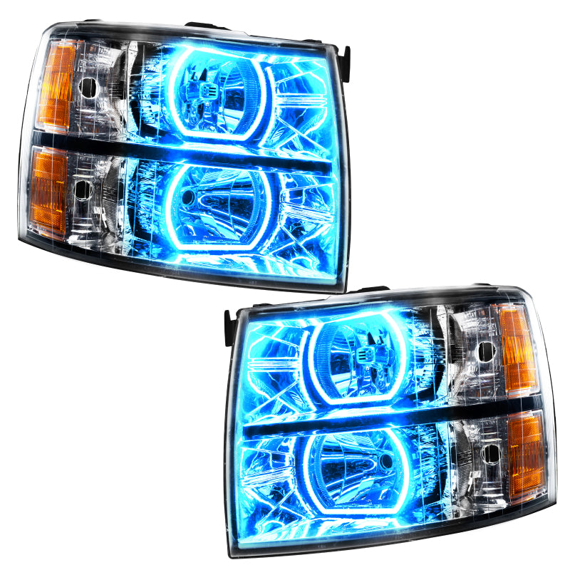 Oracle 07-13 Chevrolet Silverado SMD HL - Square - ColorSHIFT w/ BC1 Controller