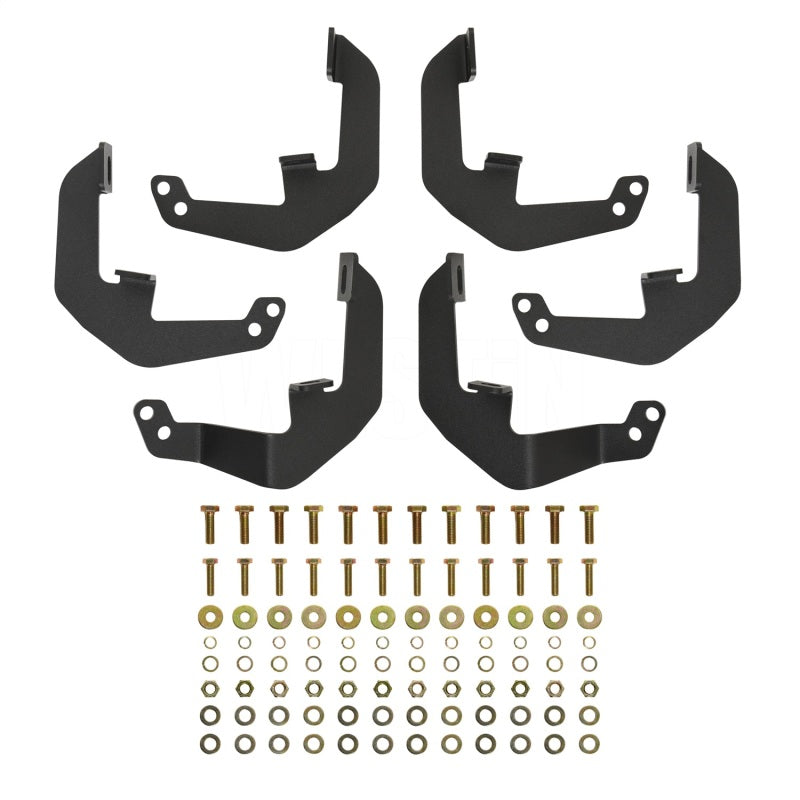 Westin 19-22 Chevrolet Silverado / GMC Sierra Crew Cab Outlaw Nerf Step Bars - Textured Black