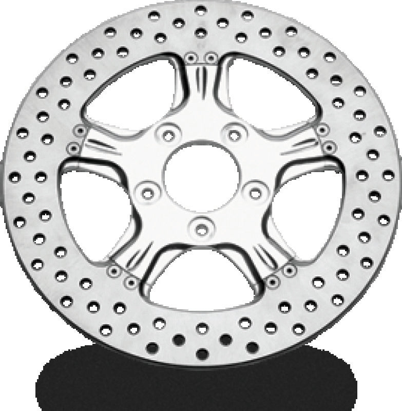 Performance Machine Disc/Carr 11.5 Wrath Rear - Chrome