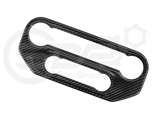 2021-UP FORD BRONCO CARBON FIBER CENTER CONSOLE AC CONTROL PANEL COVER TRIM