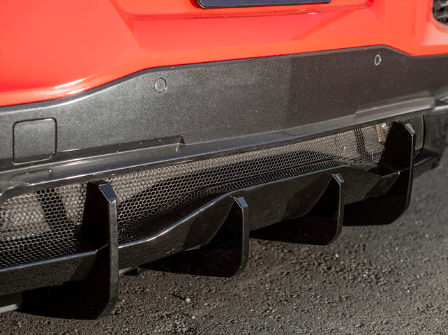 2020-Up Corvette C8 STINGRAY & Z51 | CARBON FLASH 3Pcs Rear Bumper *ADD-ON* Diffuser Lip