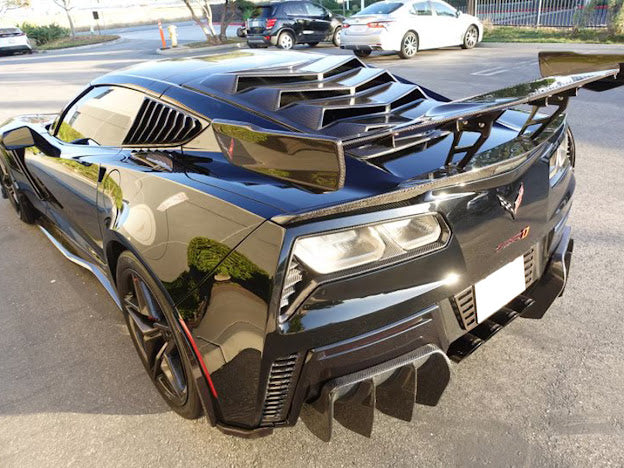 *BLEMISHED-DISCOUNTED* 2019 CHEVROLET CORVETTE C7 ZR1 CARBON FIBER REAR LID BASE SPOILER / WING