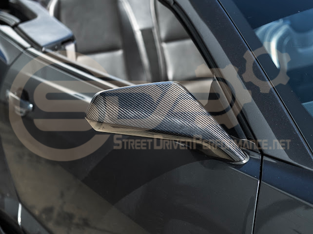 2010-2015 CHEVROLET CAMARO CARBON FIBER MIRROR COVER CAP PAIR