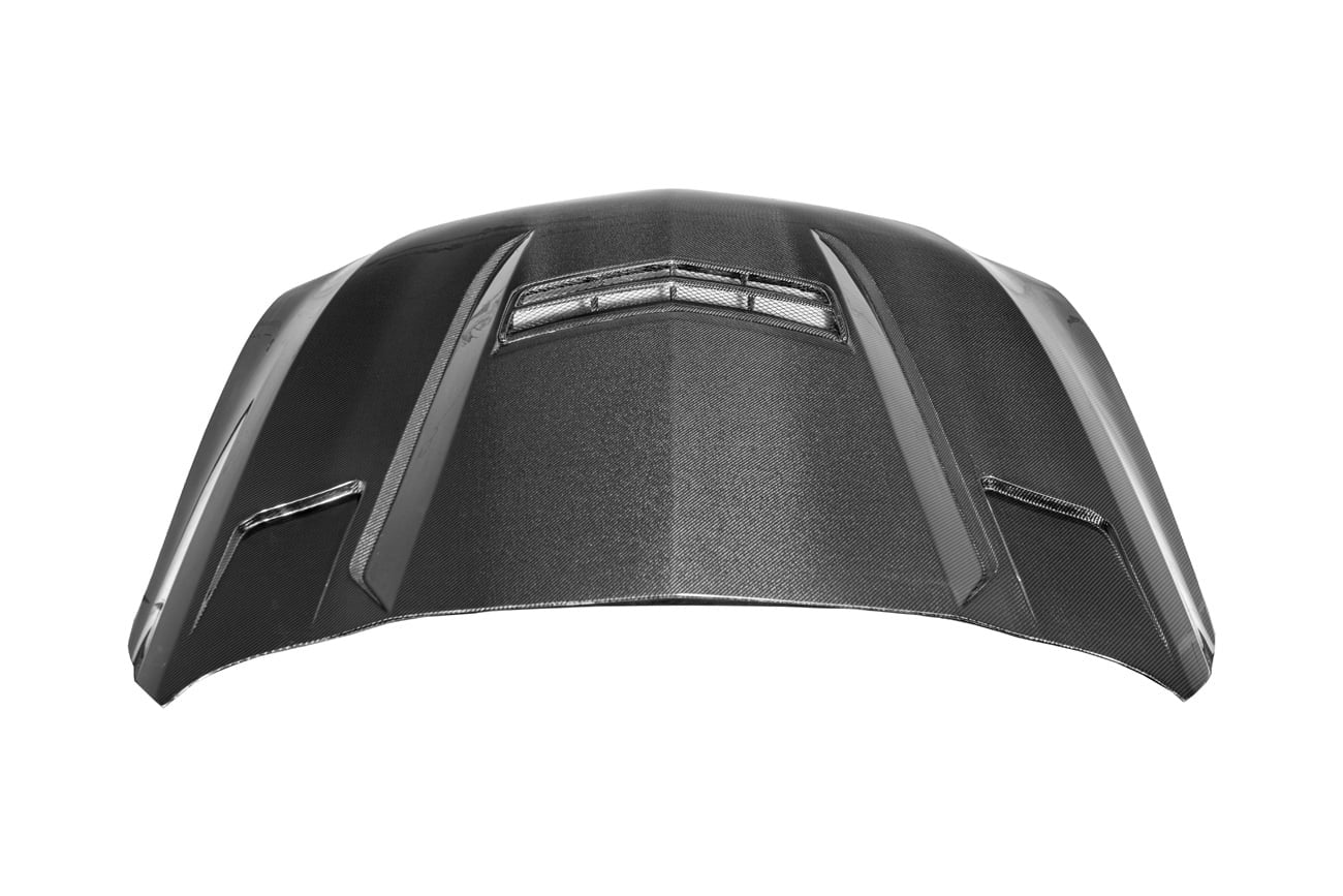 2020-Up Cadillac CT5 / CT5-V / CT5-V Blackwing | Blackwing Style CARBON FIBER Front Vented Hood