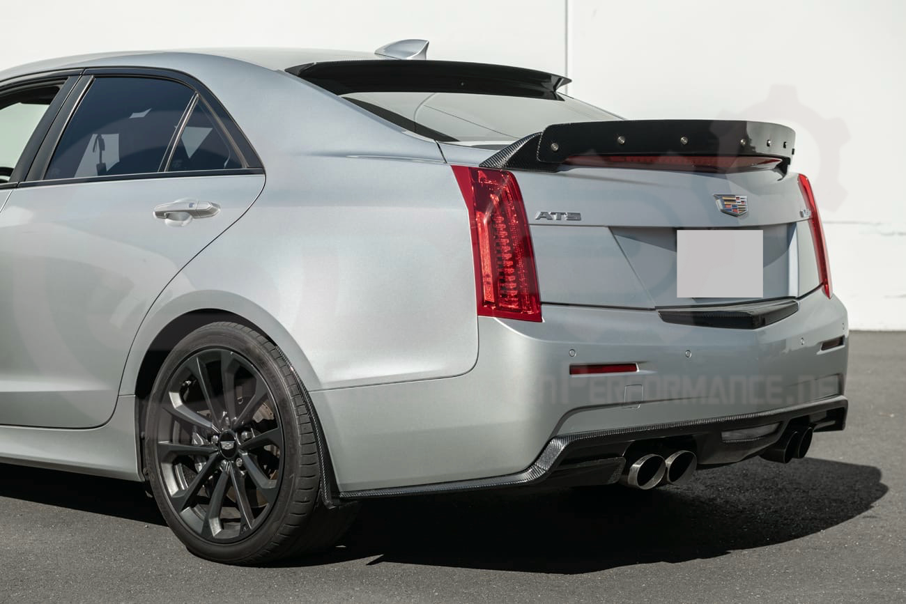 2016-2019 CADILLAC ATS-V SEDAN | SDP PERFORMANCE PACKAGE CARBON FIBER FRONT AND/OR REAR MUD FLAPS SPLASH GUARDS PAIR