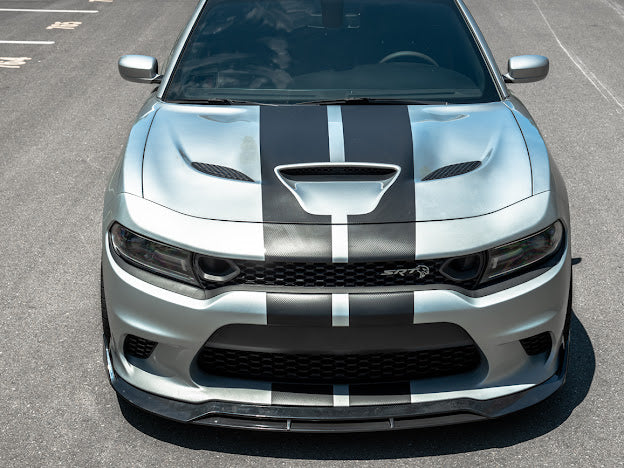 2015-UP DODGE CHARGER SRT PERFORMANCE FRONT SPLITTER (4pc)