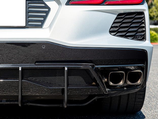 2020+ CORVETTE C8 Z51 REAR LOWER DIFFUSER FINS *ADD-ON*