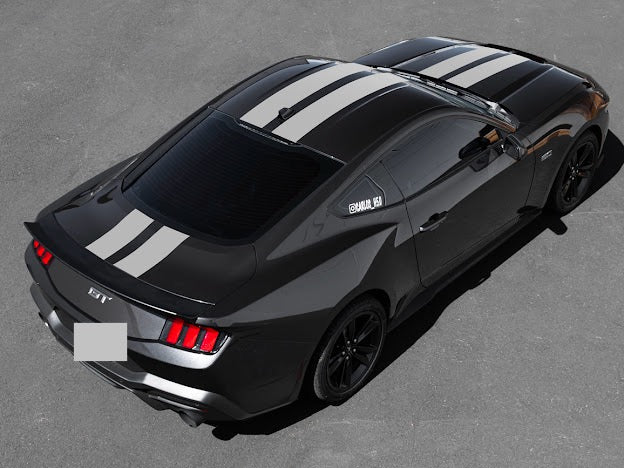 2024-UP FORD MUSTANG S650 | HOOD BODY STRIPE 3M DECALS