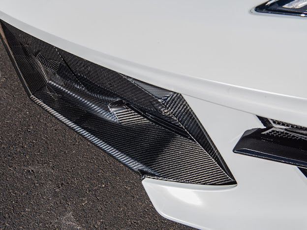 2020+ CHEVROLET CORVETTE C8 STINGRAY & Z51 | CARBON FIBER FASCIA PANEL GRILLE REPLACEMENT