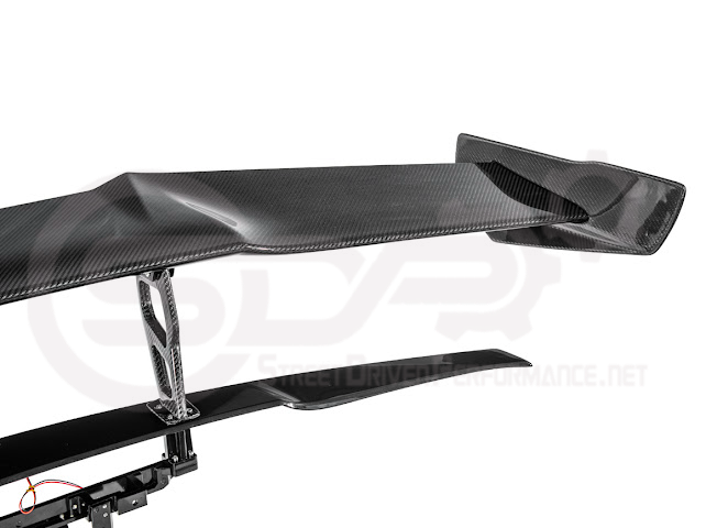 2014-2019 CHEVROLET CORVETTE C7  | EXTENDED REAR HIGH SPOILER WITH WING RISER