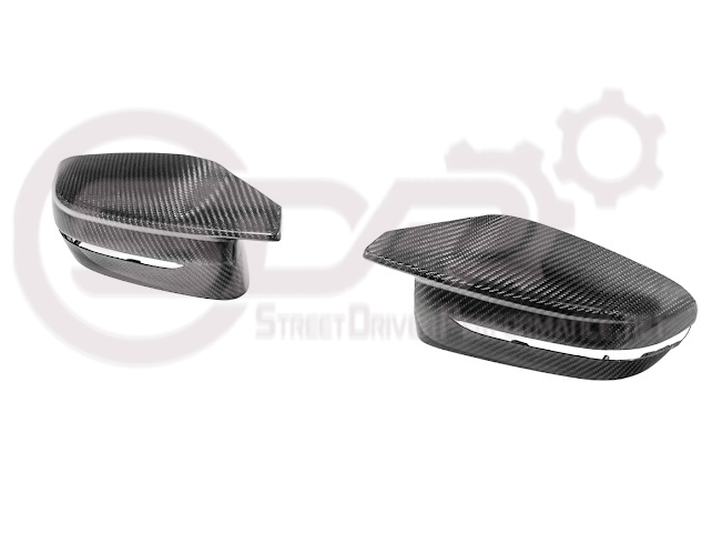 2021-UP BMW G87 M2 G80 M3 G82 M4 | FACTORY STYLE DRY CARBON FIBER MIRROR CAP REPLACEMENT PAIR