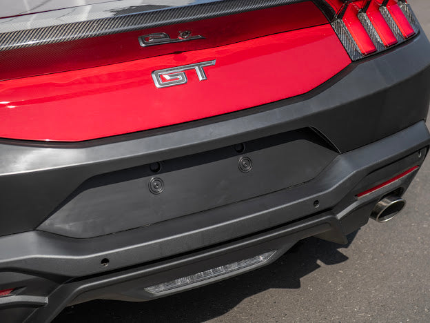 2024-Up Ford Mustang S650 | Factory Style PRIMED BLACK Rear Bumper Cover Replacement