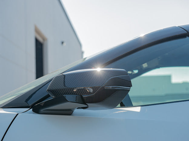 2020+ CORVETTE C8 | CARBON FIBER LOWER MIRROR COVERS