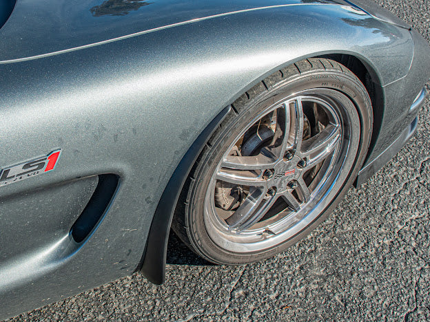 1997-2004 CHEVROLET CORVETTE C5 FRONT AND REAR EXTENDED SPLASH GUARDS / MUD FLAPS