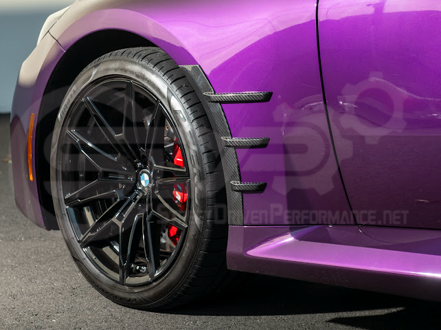 2023-UP BMW G87 M2 | DRY CARBON FIBER ADD-ON FENDER WHEEL ARCH TRIM FRONT & REAR PAIR