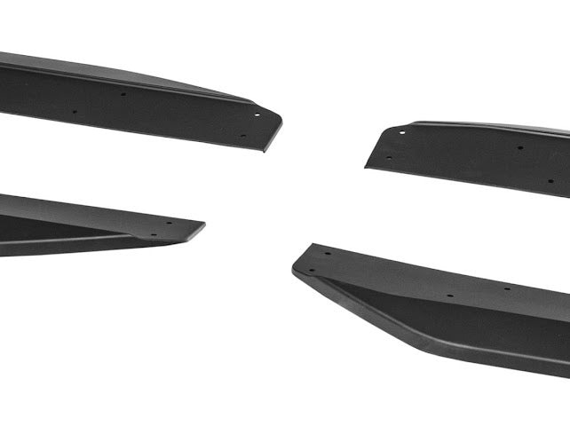 2024-UP FORD MUSTANG S650 | GT350R PERFORMANCE STYLE CARBON FIBER SIDE SKIRTS EXTENSION ROCKER PANELS GROUND EFFECTS