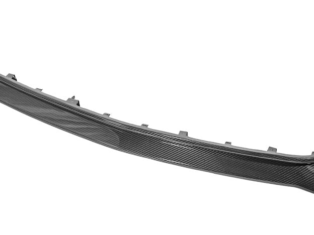 2024-Up Ford Mustang S650 | Dark Horse Factory Style CARBON FIBER Front Bumper Lip Splitter Ground Effects