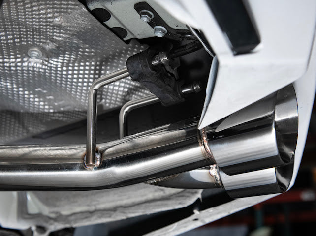 2018-2024 Toyota Camry SE | T-304 Muffler Delete Single Exit Axle Back Exhaust (Chrome or Burnt Blue Tips)