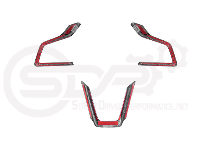 2022-UP SUBARU WRX | FACTORY STYLE CARBON FIBER STEERING WHEEL TRIM COVER