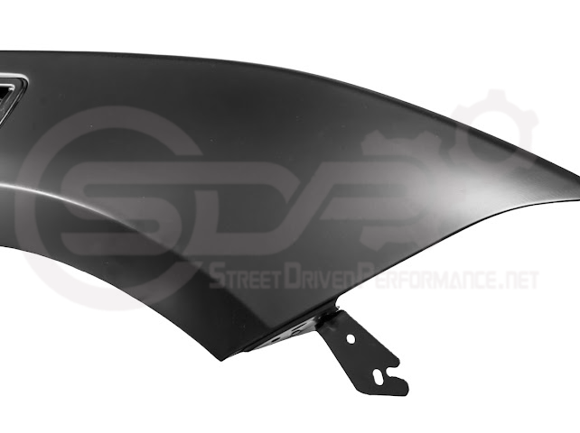 2018-2023 Ford Mustang S550 | GTD Style Primed Black Front Side Vented Fenders