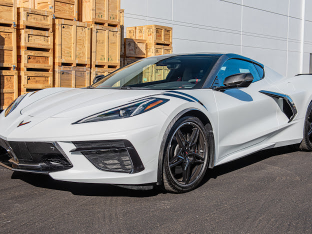 2020+ CHEVROLET CORVETTE C8 STINGRAY & Z51 | CARBON FIBER FASCIA PANEL GRILLE REPLACEMENT