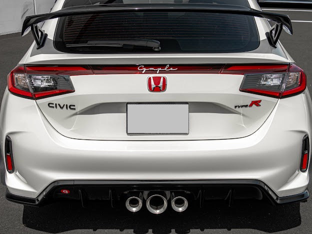 2023-Up Honda Civic FL5 Type-R  | JDM Style CARBON FIBER Rear Hatch Vent Trim Replacement (Pair)