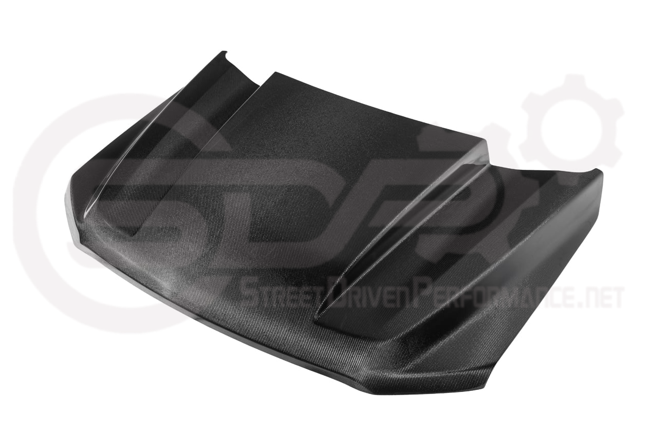 2021-UP FORD F-150 | SDP PERFORMANCE STYLE CARBON FIBER FRONT COWL HOOD