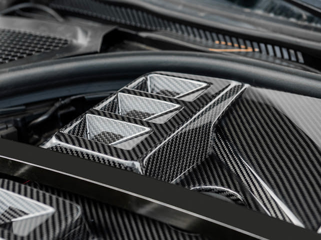 2023-UP BMW G87 M2 | Factory Style Carbon Fiber Front Engine Cover Replacement