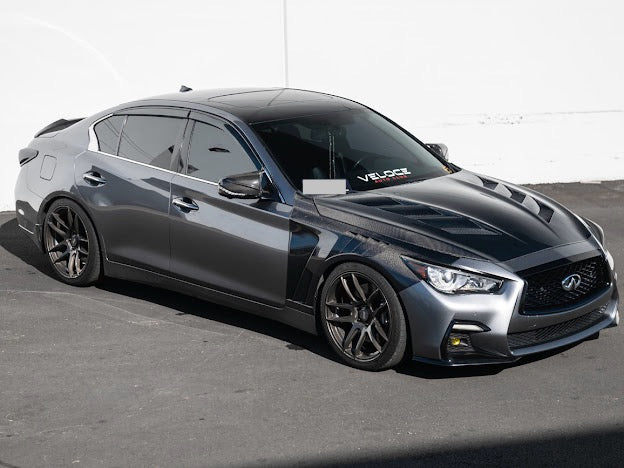 2014-UP INFINITI Q50 CARBON FIBER FRONT HOOD