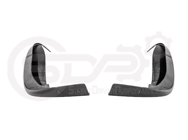 2005-2013 Chevrolet Corvette C6 |Z06 ZR1 STYLE CARBON FIBER Front & Rear Splash Guard Mud Flaps