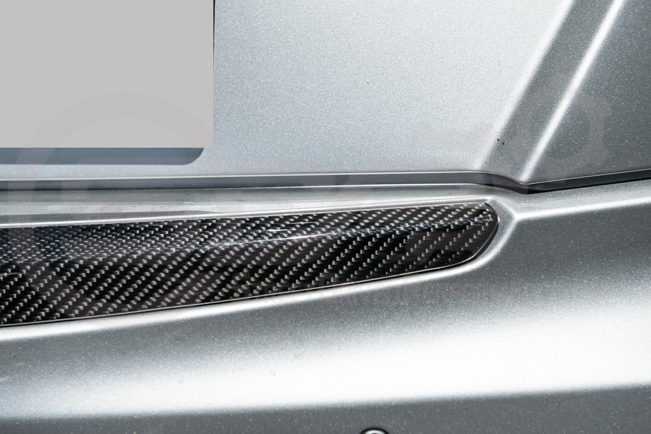 2016-2019 CADILLAC ATS / ATS-V COUPE or SEDAN  | CARBON FIBER REAR TRUNK DECKLID APPLIQUÉ INSERT TRIM REPLACEMENT