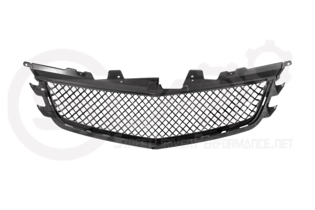 2009-2015 CTS-V V2 -  Black front grilles set (blank no emblem)