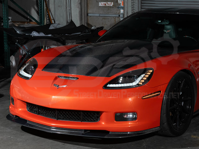 2005-2013 CHEVROLET CORVETTE C6 | C7 STYLE PROJECTOR LED SEQUENTIAL SIGNAL TURN HEADLIGHTS (PAIR)