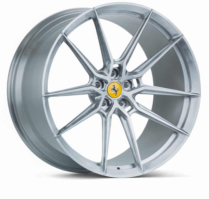 Vossen x Novitec NF9 20x9in - 5x114.3 BP - ET35 - Brushed Gloss Clear Ferrari 488 / F8 Front Wheel